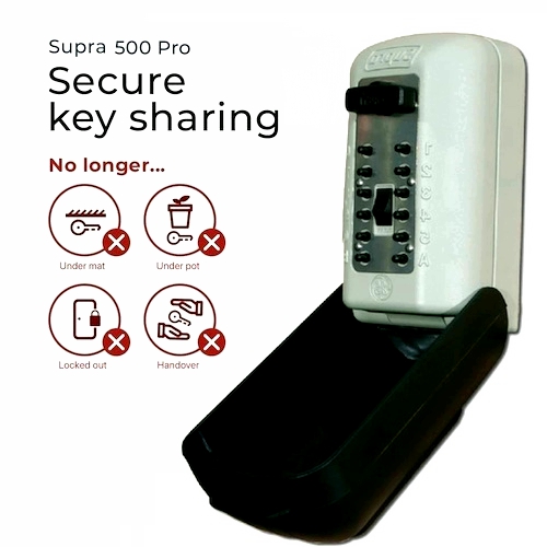 GE500,Boîte  à clés à code - boîte à lait